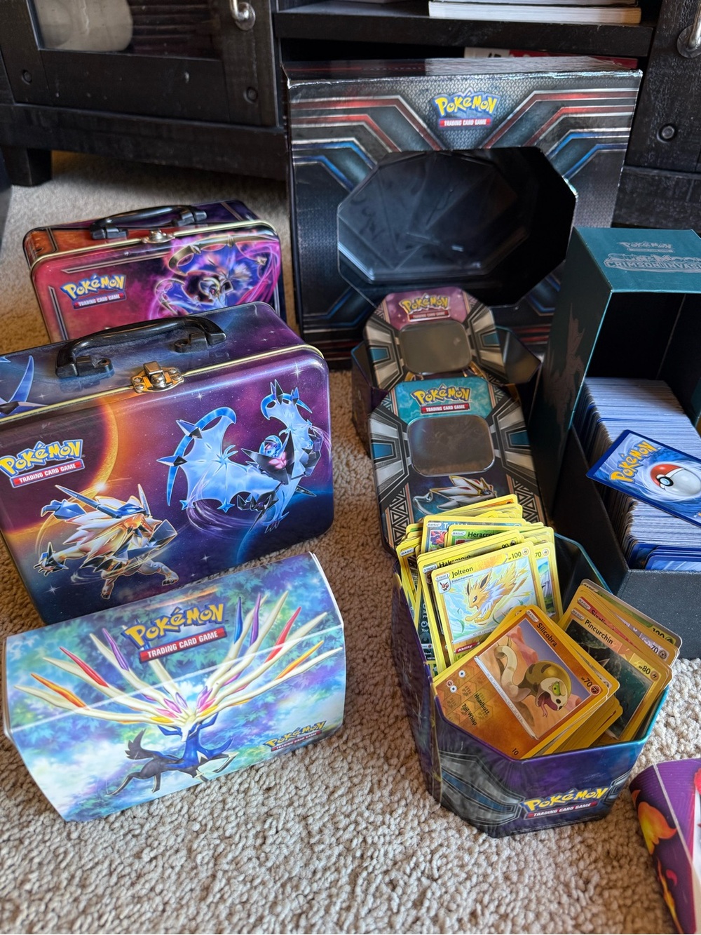 Pokemon Trading Cards Tins Accessories Huge Bundle - Picture 3 of 17